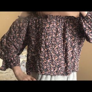 American eagle off the shoulder top